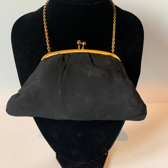 Antique Petit Point Bag Purse, Vintage Needlepoint purse. - Picture 2 of 4